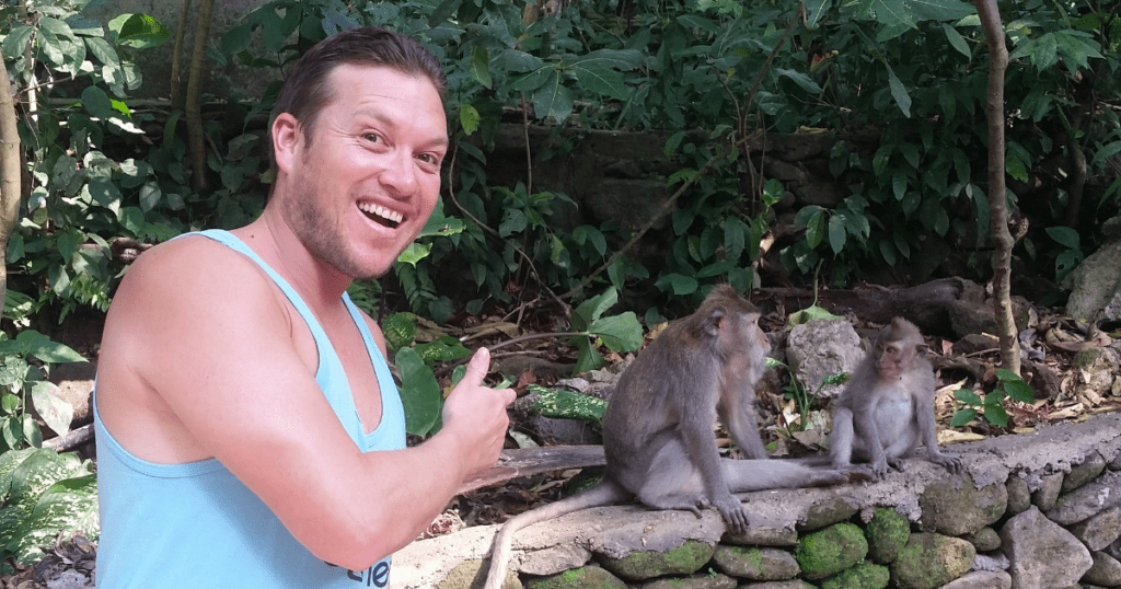 Monkeys in Bali