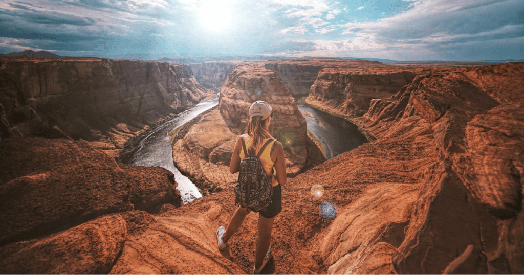 girl in desert