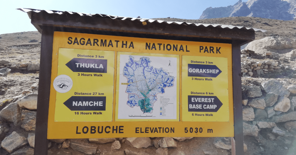 lobuche sign