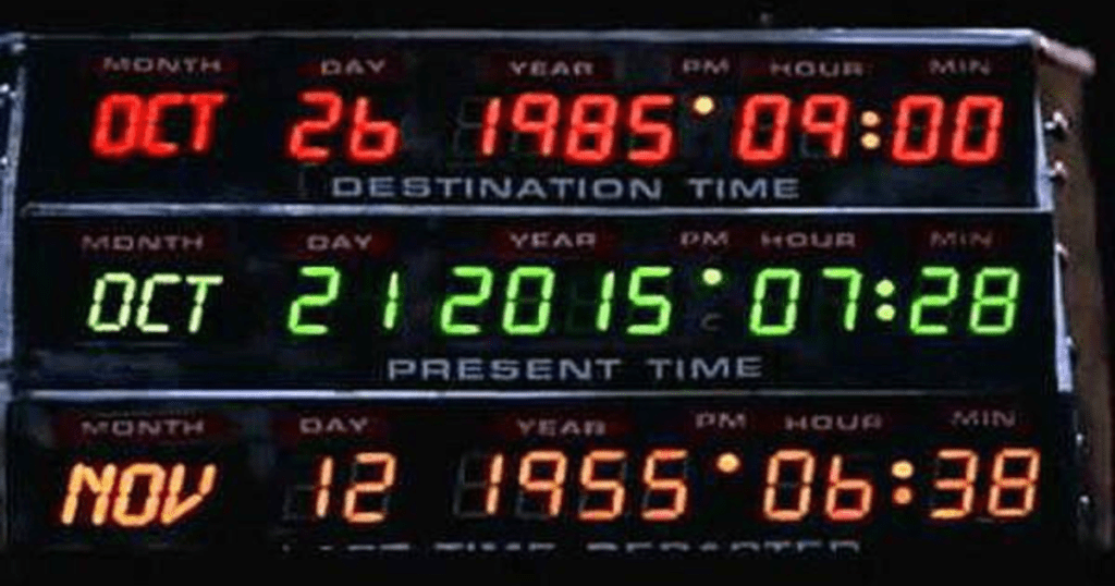 Back to the Future time image